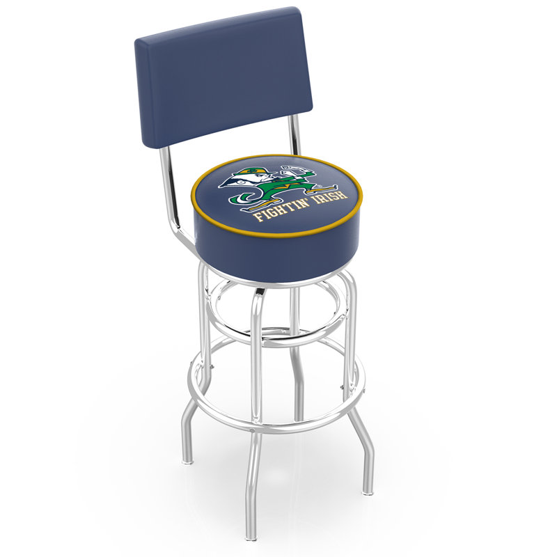 NCAA 30" Swivel Bar Stool, Notre Dame- Leprechaun