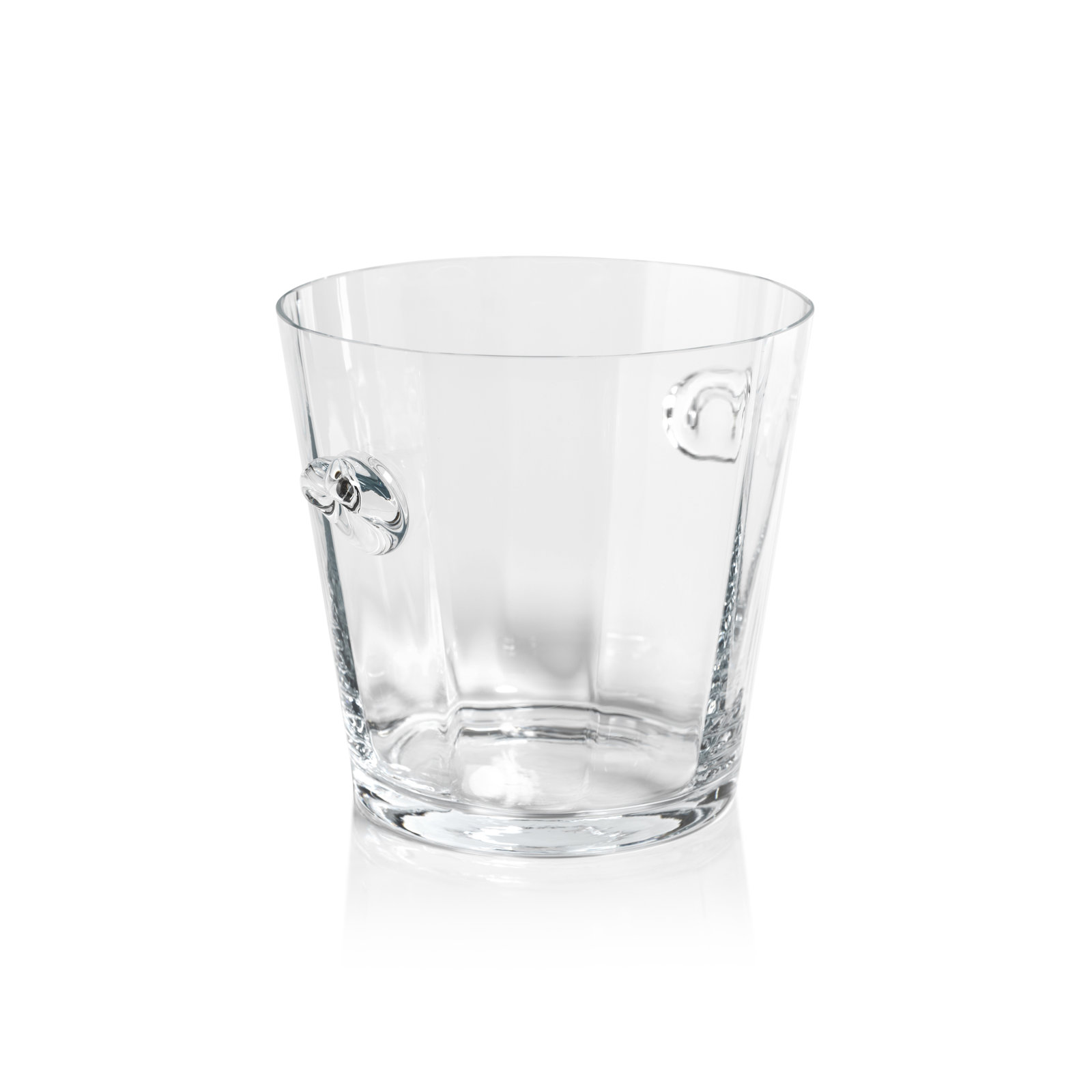 Optic Glass Ice Bucket