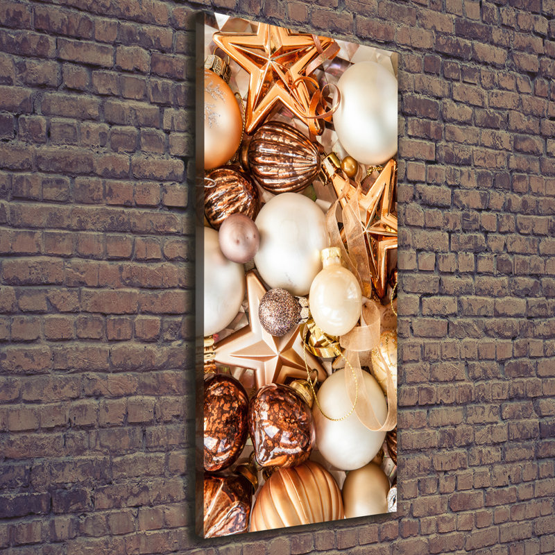 Christmas Decorations - Wrapped Canvas Print