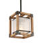 Luminaire suspendu de style campagnard 1 lumière Hanalei