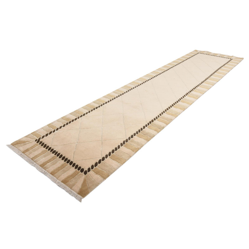 Tapis de couloir beige Howard