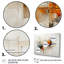 Teal Orange Line Art Conceptual Abstracts I - Art mural pour salon-649469111-649469110