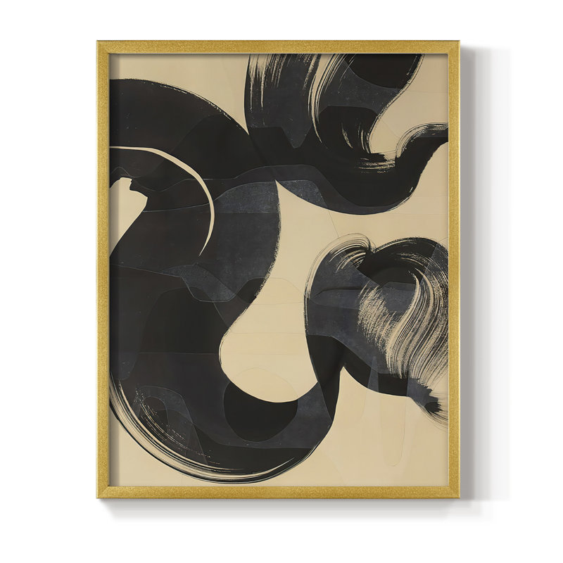 «Sea change I», reproduction encadrée - bois massif