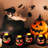 Black Halloween Table Centerpieces Candle Holders 6PCS, Jack O Lantern Tealight Votive Candle Holders, Indoor Halloween Decorations For Mantel Coffe Table Décor