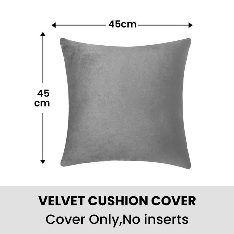 Balmers Square Cushion Cover, Grey