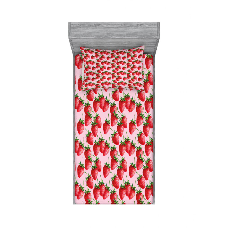 Microfiber Sheet Set, Twin Sheet Set with Fitted Sheet