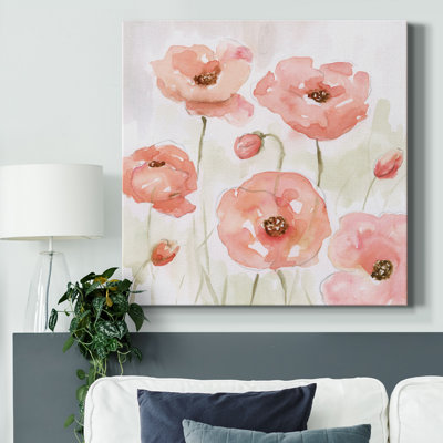 " Spring Poppies I " Acrylic Print
