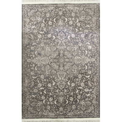 Machine Woven Grey Indoor Rug