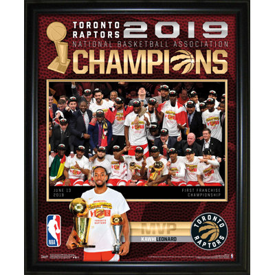 Toronto Raptors, encadré 16 x 20, Collage des Championnats du monde 2019