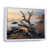 White Floater Framed