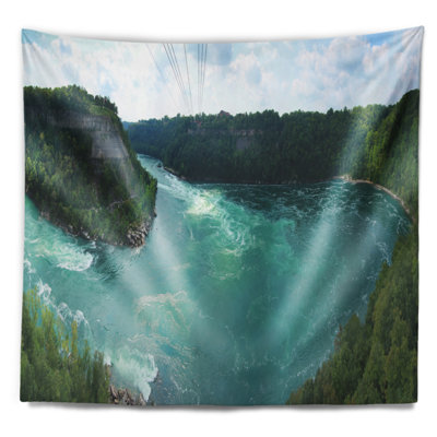 Photographie de paysage whirlpool rapids tapisserie