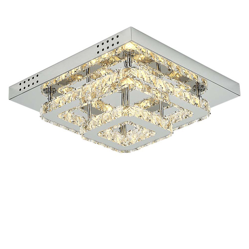 Hurd LED Flush Mount, 19cm H x 40cm W x 40cm D