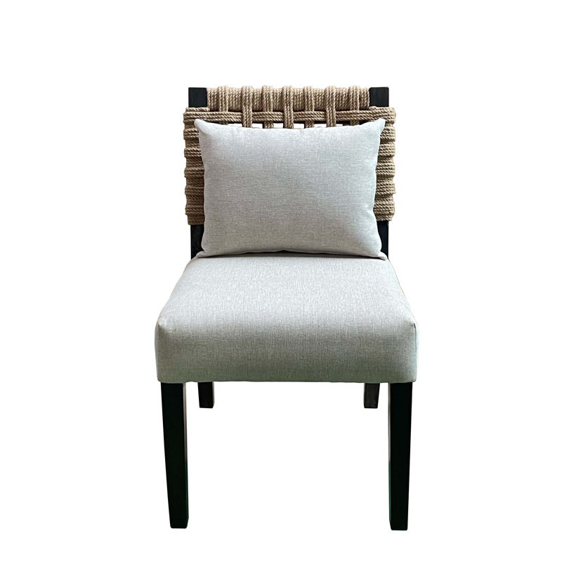 Chaise de salle à manger Balyeet, Brun cendré, Noir