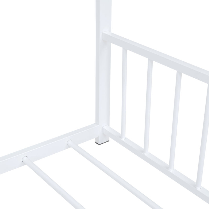 Lit en métal, blanc