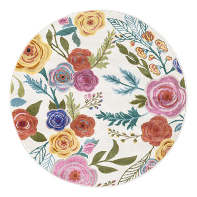Daigneault Floral Indoor Rug