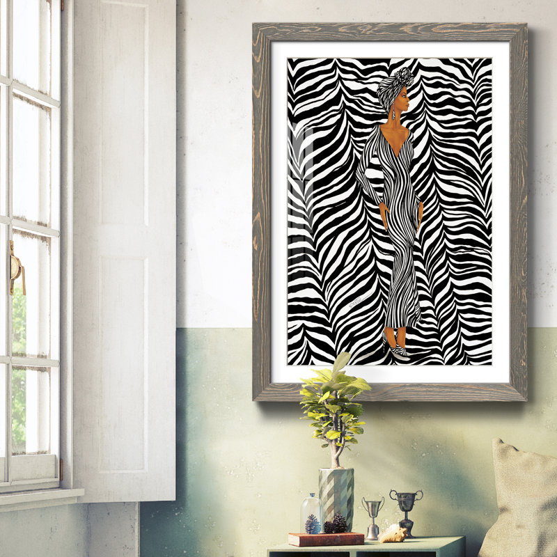 Fields of Green I - Cadre photo, reproduction d'art sur papier, H 31,5 po x l 23,5 po x P 1,5 po, Cadre en papier gris