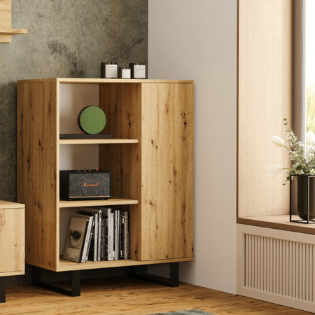 90cm Sideboard, Artisan Oak