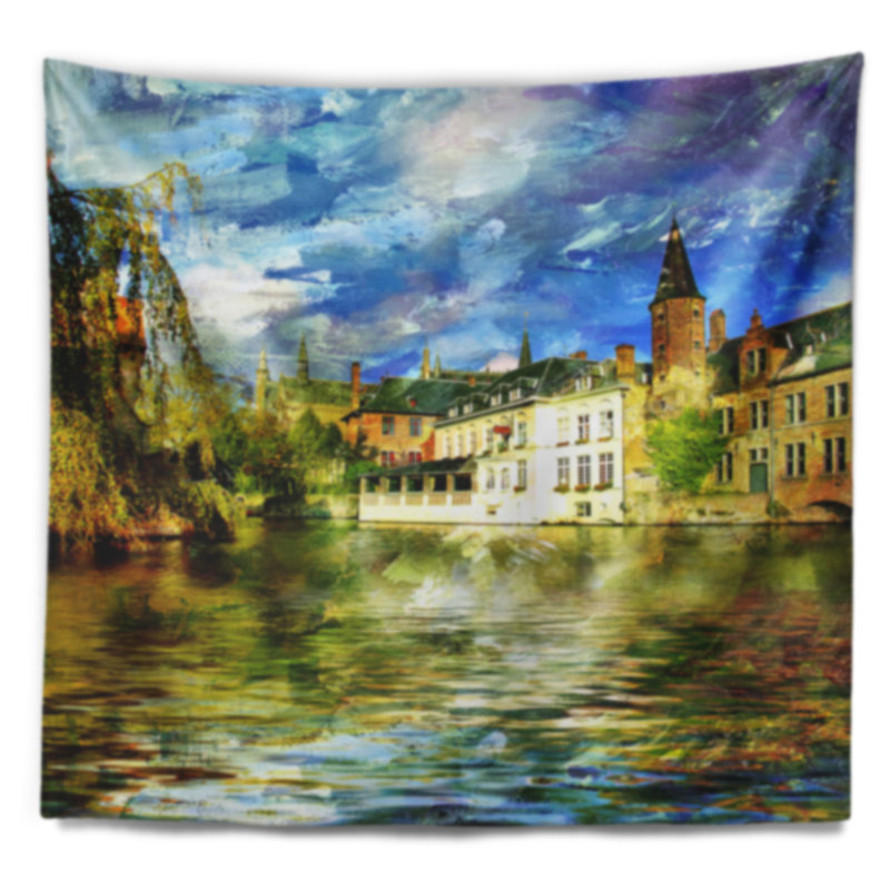 Polyester Tapestry, 32" H x 39" W