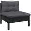 Bodden Solid Wood 6 - Person Seating Group with Cushions-860335143-860335142