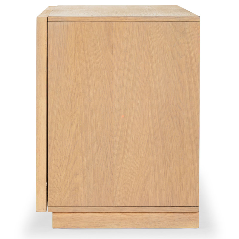 Bronwyn 4 Door Wood Media Stand, Natural