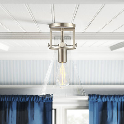 Borgen Glass Semi Flush Mount
