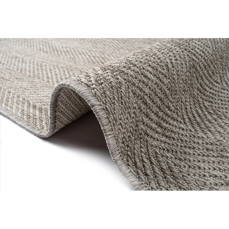 Tapis gris en jute / sisal Santorini, Rectangle 8 pi 3 po x 14 pi 10 po