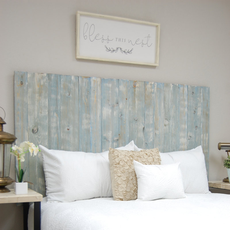 Solid Wood Panel Headboard