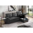Convertible Upholstered Sectional Sofa with Pull-out Chaise-489679510-489679498