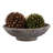 Versatile Handcrafted Decorative Bowl - Modern Accent Bowl For Home Decor Perfect For Table Arrangement Or Everyday Styling - 12", Brown-272578720
