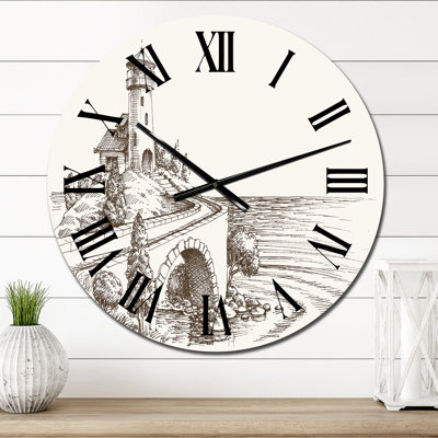 Très grande horloge murale Monalda