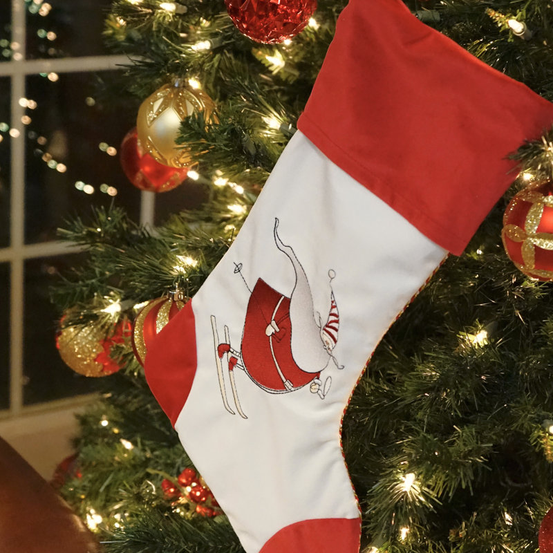 Chaussettes de Noël en velours