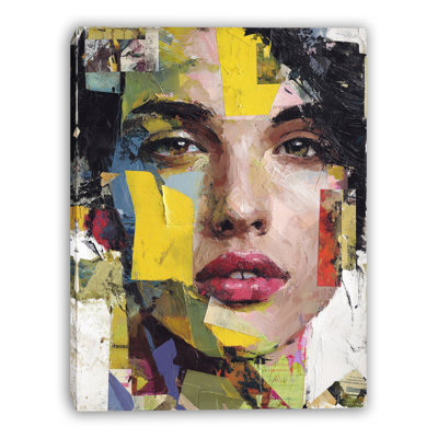 «Fragmented Gaze», art mural sur toile tendue