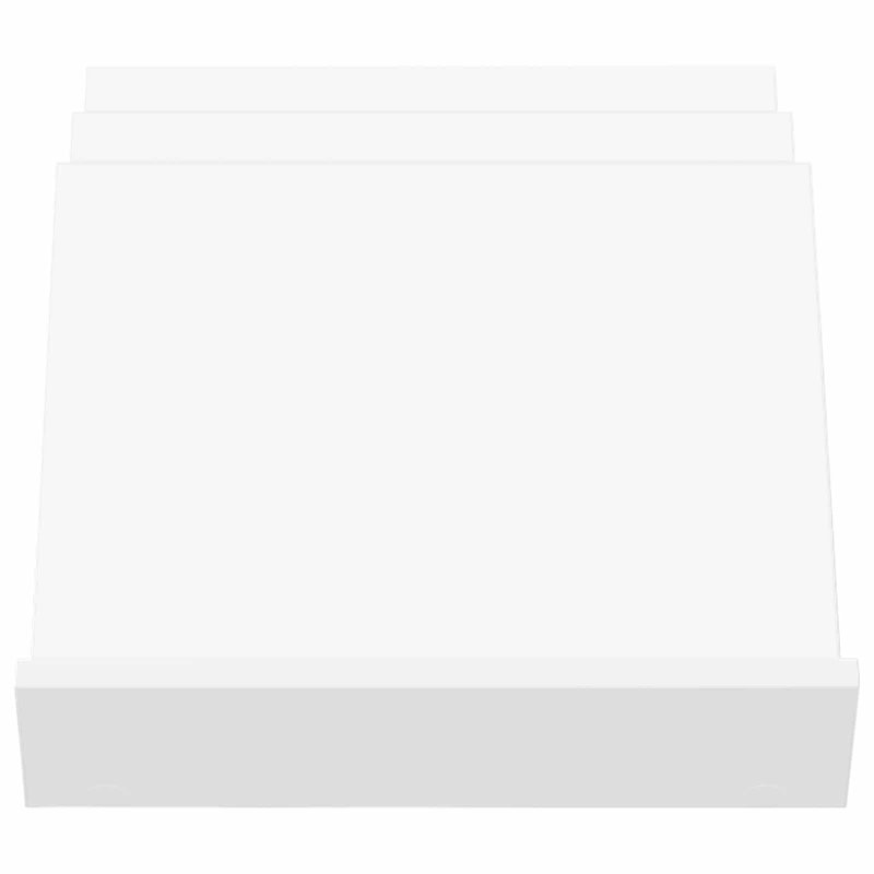 Wood Free Standing Magazine Rack, White
