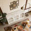 Console de table d'entrée avec rangement à 3 niveaux Farmhouse