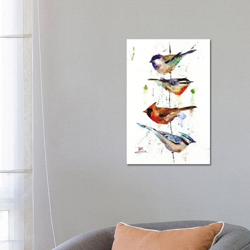 The Perch by Dean Crouser - Wrapped Canvas Painting, 66.04 cm H x 45.72 cm W x 3.175 cm D