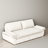 73.2"Wide Queen Pull Out Sofa Bed 3-in-1 Convertible Multi-Functional Couch with 2 Soft Pillows and Stylish Loveseat-154311358