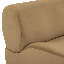 Coin de coin en velours brun Zenith-119402015