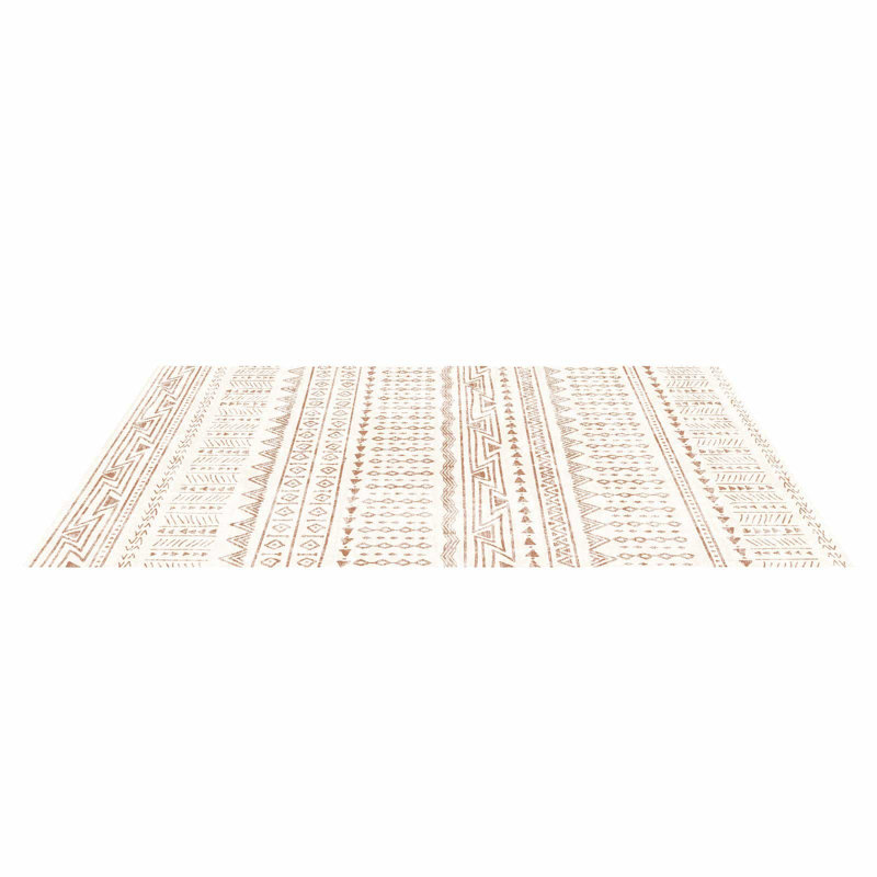 Area Rug, 6 X 9 Ft Large Washable Rug, Non-Slip And Tear-Resistant Soft Carpet, Pet & Child Friendly Modern Area Rugs, Indoor Mat For Bedroom, Office, Living Room, Kids Room, Entryway, Beige