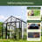 Victorian 8.5ft Wide Outdoor Metal Polycarbonate Greenhouse-125120925