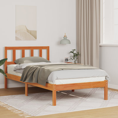 With Headboard Solid Pine Wood