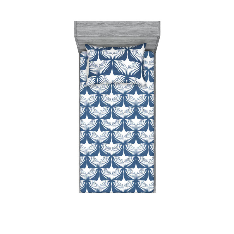 Ensemble de taies décoratives Ambesonne, Twin Sheet Set with 1 Pillowcase