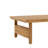 Everlee Outdoor Coffee Table, Natural FSC Teak