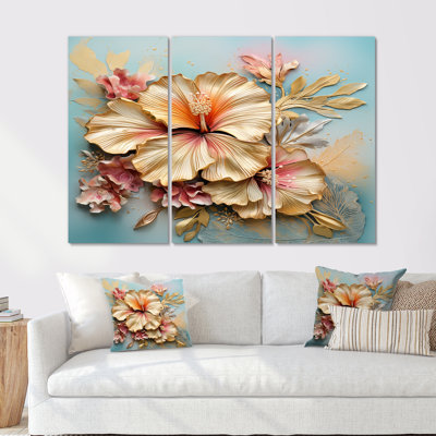 Ensemble de salon Adams - Hibiscus Wall Art