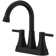 Widespread Single-handle Bathroom Faucet with Drain Assembly