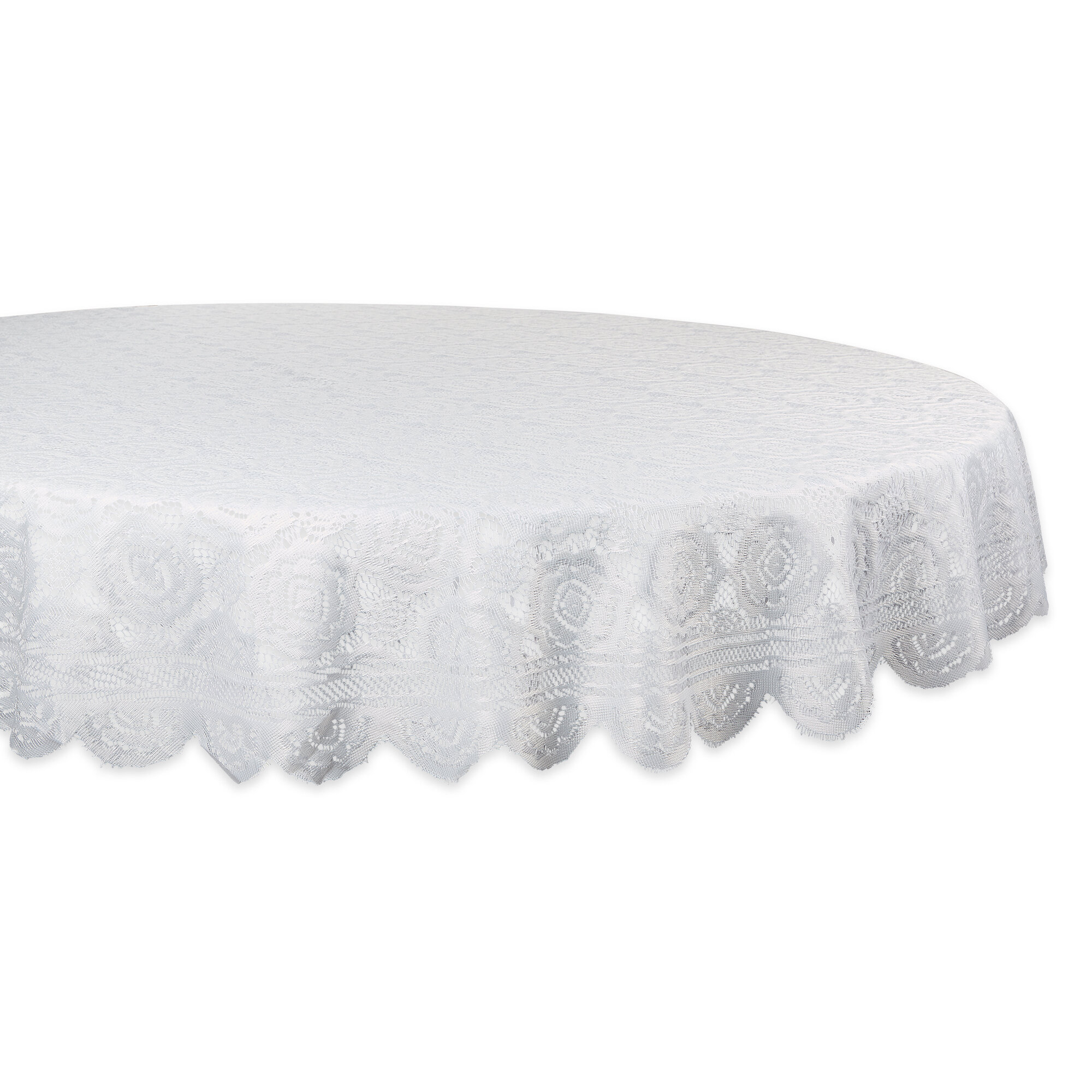 Ophelia & Co. Indiana Round Lace Tablecloth & Reviews | Wayfair