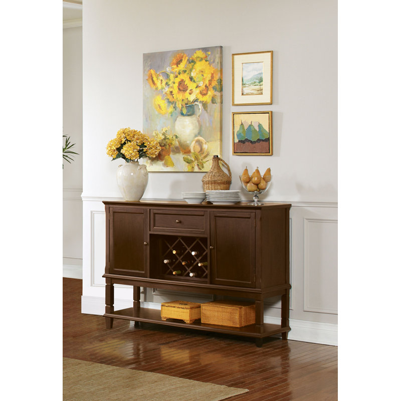Caswell 2-door Sideboard Buffet Cabinet Rustic Espresso