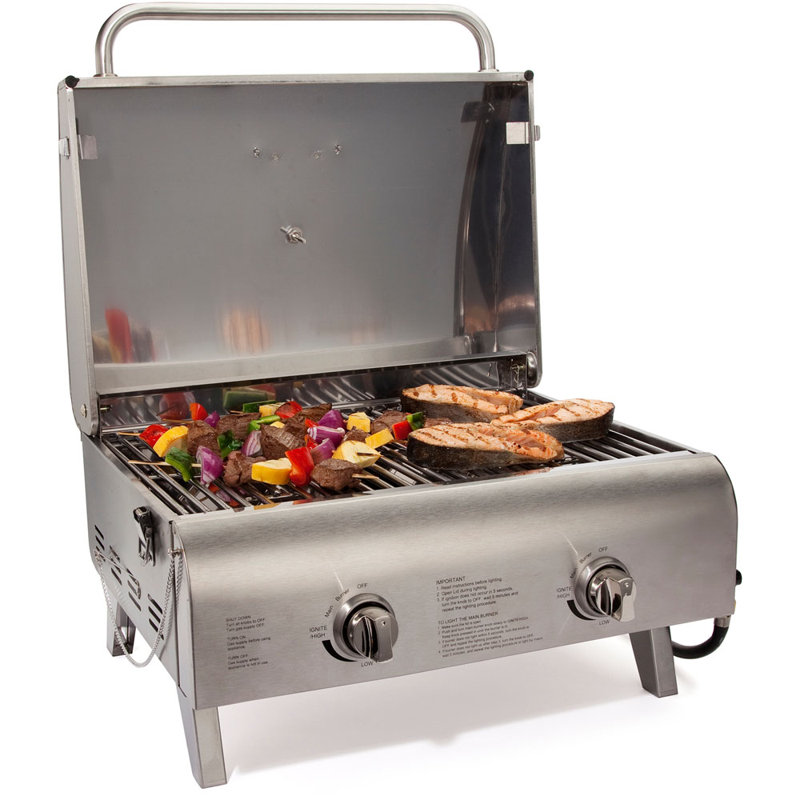 Barbecue de table au propane portatif de Cuisinart Chef Cuisinart