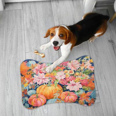 Vibrant Harvest Designs - 1 Piece Bone Shape Feeding Mat