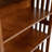 Damon 48"H X 22"W Solid Wood 5-Open Shelf Bookcase