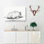 Sketch of a Pig by Jean Bernard - Wrapped Canvas Drawing - Wrapped Canvas-55318132